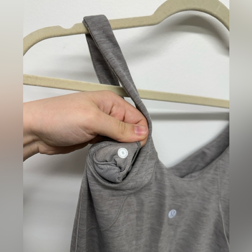Lululemon Align Bodysuit 25" - Heathered Gull Grey - Picture 12 of 12
